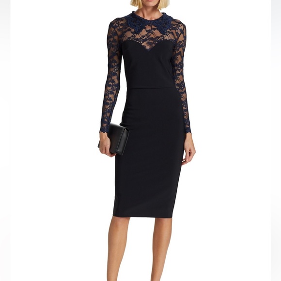 Chiara Boni Dresses & Skirts - Chiara Boni La Petite Robe Lace Body-Con Cocktail Dress
